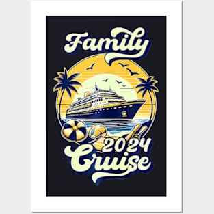 Family Cruise 2024 Making Memories Together Cruising Trip Posters and Art